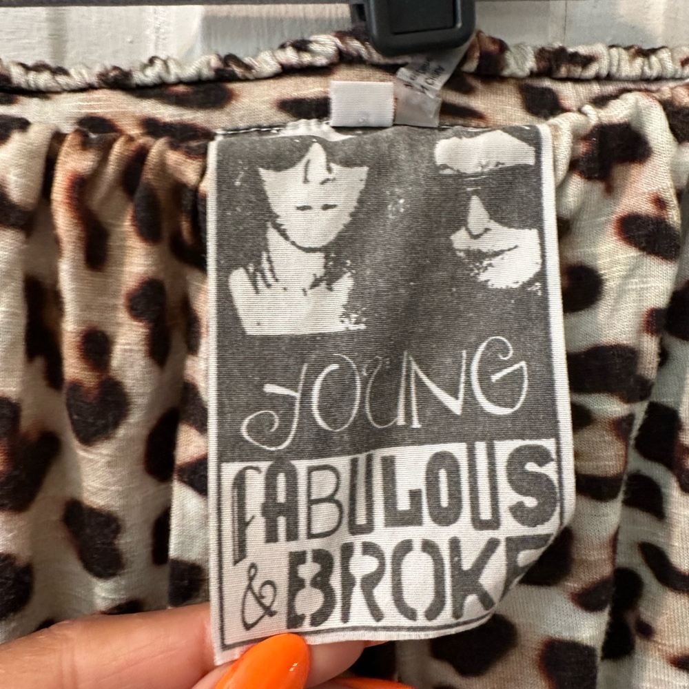 Young, Fabulous & Broke Animal Print Maxi - Picture 5 of 11
